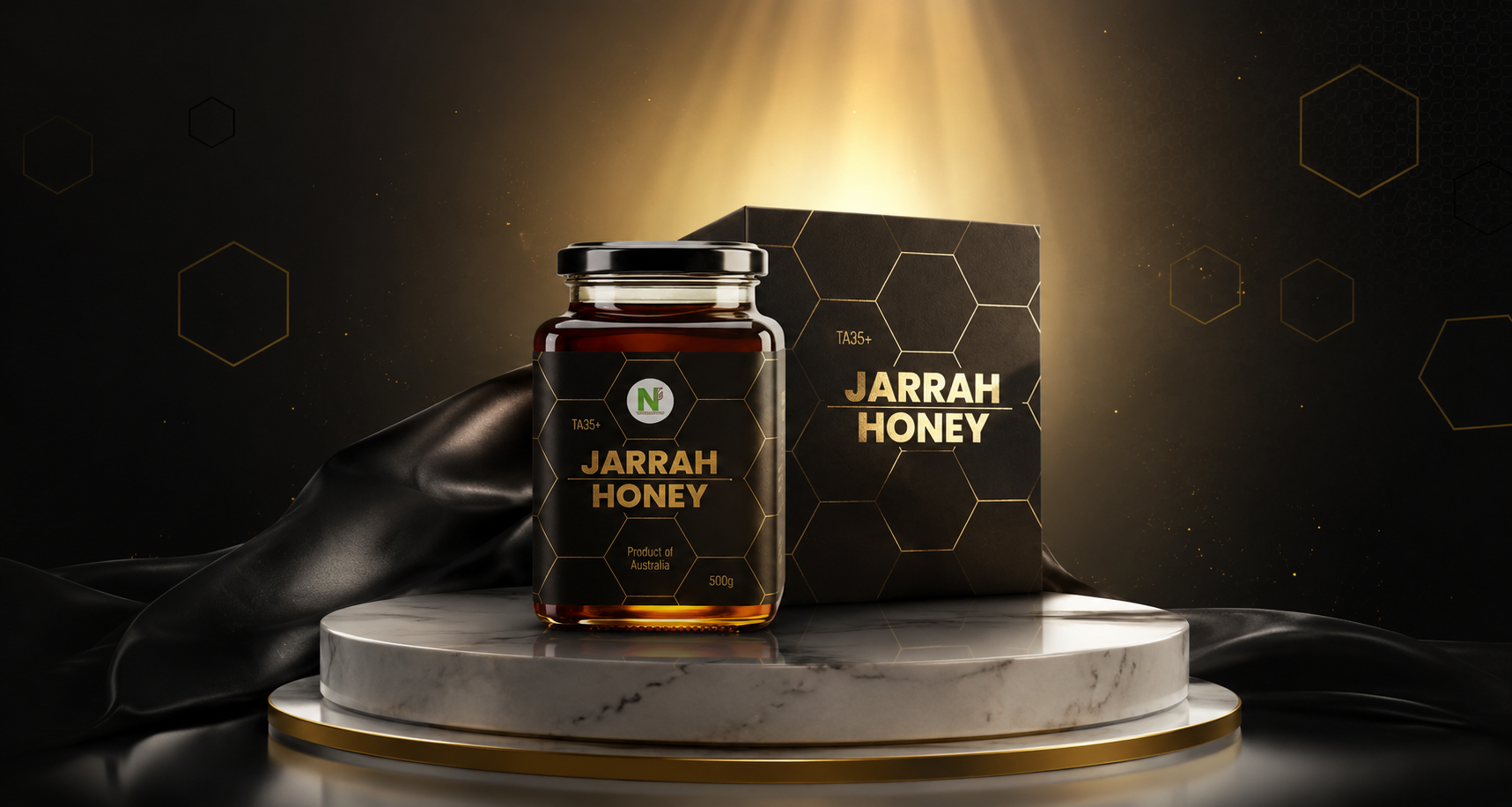 Jarrah Honey product reveal banner